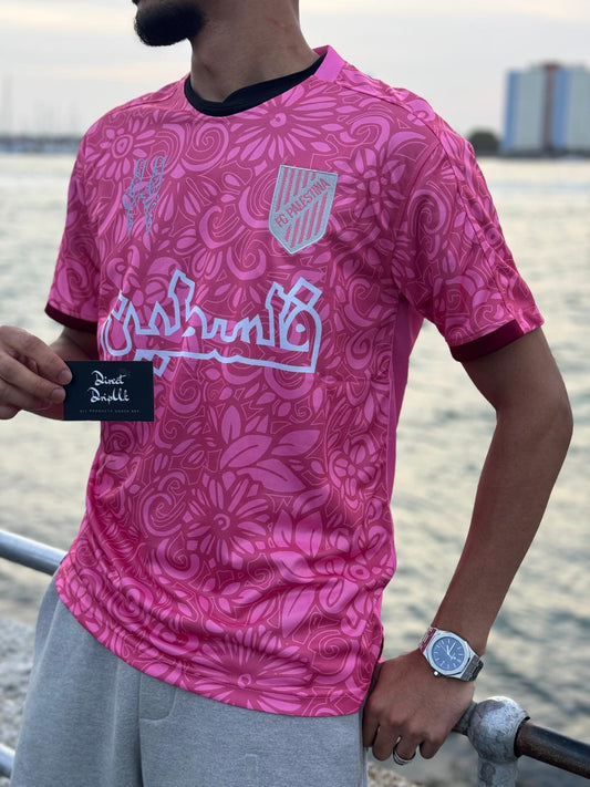 FC Palestina Football T-Shirt (Pink)